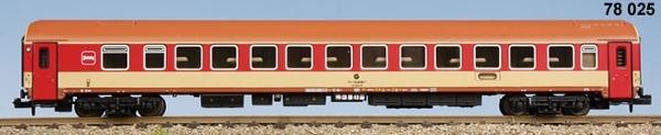 Passenger sleeping car for International trains type WLABmee in 1995 livery<br /><a href='images/pictures/LS_Models/78025.jpg' target='_blank'>Full size image</a>